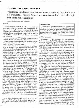 Eerste pagina van het artikel zoals het is gepubliceerd in het tijdschrift