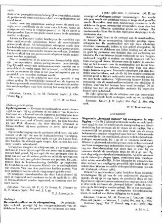 Eerste pagina van het artikel zoals het is gepubliceerd in het tijdschrift