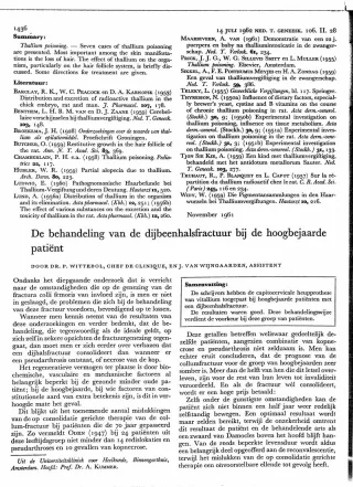 Eerste pagina van het artikel zoals het is gepubliceerd in het tijdschrift