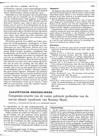 Eerste pagina van het artikel zoals het is gepubliceerd in het tijdschrift