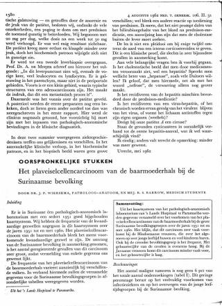 Eerste pagina van het artikel zoals het is gepubliceerd in het tijdschrift