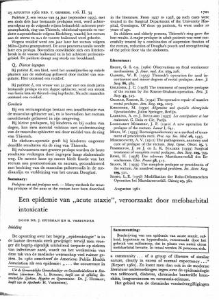 Eerste pagina van het artikel zoals het is gepubliceerd in het tijdschrift