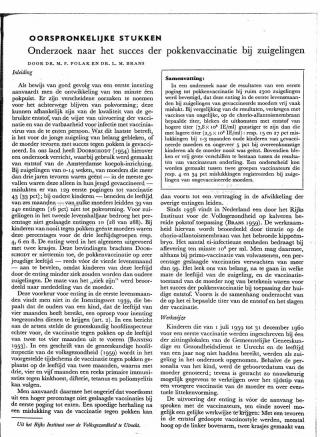 Eerste pagina van het artikel zoals het is gepubliceerd in het tijdschrift