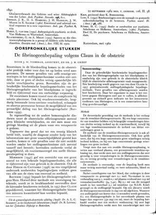 Eerste pagina van het artikel zoals het is gepubliceerd in het tijdschrift