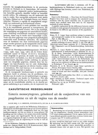 Eerste pagina van het artikel zoals het is gepubliceerd in het tijdschrift