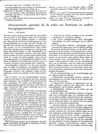 Eerste pagina van het artikel zoals het is gepubliceerd in het tijdschrift