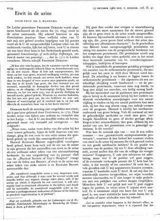 Eerste pagina van het artikel zoals het is gepubliceerd in het tijdschrift