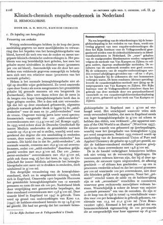 Eerste pagina van het artikel zoals het is gepubliceerd in het tijdschrift