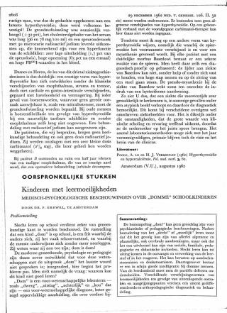 Eerste pagina van het artikel zoals het is gepubliceerd in het tijdschrift