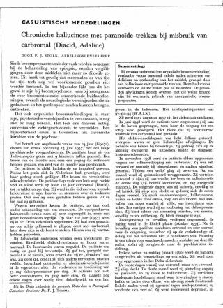 Eerste pagina van het artikel zoals het is gepubliceerd in het tijdschrift