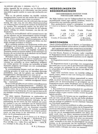 Eerste pagina van het artikel zoals het is gepubliceerd in het tijdschrift