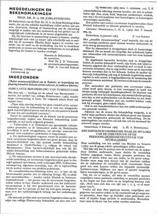 Eerste pagina van het artikel zoals het is gepubliceerd in het tijdschrift