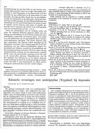 Eerste pagina van het artikel zoals het is gepubliceerd in het tijdschrift