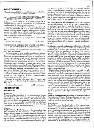 Eerste pagina van het artikel zoals het is gepubliceerd in het tijdschrift