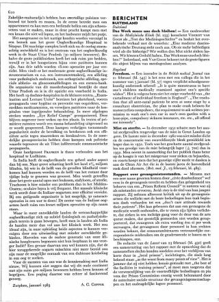 Eerste pagina van het artikel zoals het is gepubliceerd in het tijdschrift