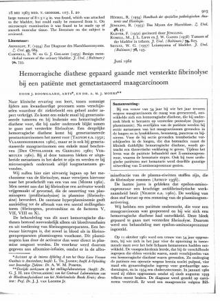 Eerste pagina van het artikel zoals het is gepubliceerd in het tijdschrift