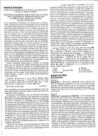 Eerste pagina van het artikel zoals het is gepubliceerd in het tijdschrift