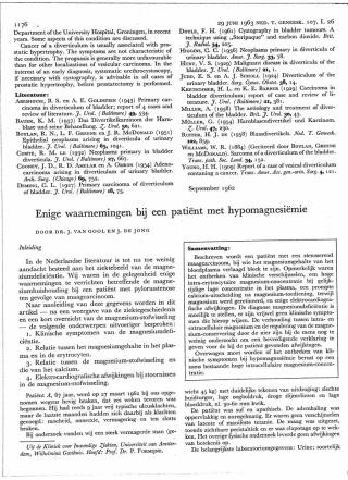 Eerste pagina van het artikel zoals het is gepubliceerd in het tijdschrift