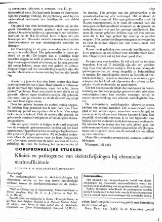 Eerste pagina van het artikel zoals het is gepubliceerd in het tijdschrift