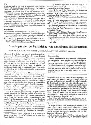 Eerste pagina van het artikel zoals het is gepubliceerd in het tijdschrift