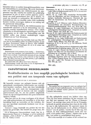 Eerste pagina van het artikel zoals het is gepubliceerd in het tijdschrift