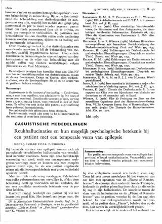 Eerste pagina van het artikel zoals het is gepubliceerd in het tijdschrift