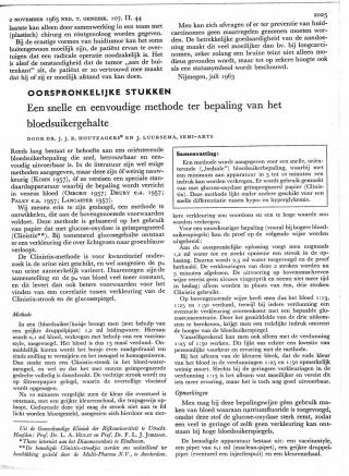 Eerste pagina van het artikel zoals het is gepubliceerd in het tijdschrift