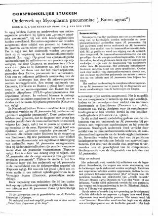 Eerste pagina van het artikel zoals het is gepubliceerd in het tijdschrift