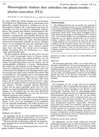 Eerste pagina van het artikel zoals het is gepubliceerd in het tijdschrift