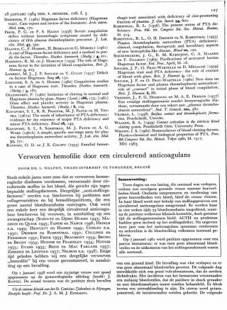 Eerste pagina van het artikel zoals het is gepubliceerd in het tijdschrift