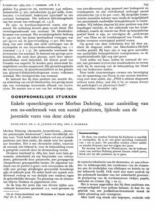 Eerste pagina van het artikel zoals het is gepubliceerd in het tijdschrift