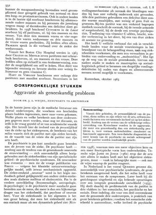 Eerste pagina van het artikel zoals het is gepubliceerd in het tijdschrift