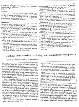 Eerste pagina van het artikel zoals het is gepubliceerd in het tijdschrift