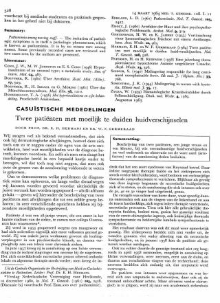 Eerste pagina van het artikel zoals het is gepubliceerd in het tijdschrift