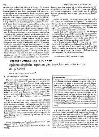 Eerste pagina van het artikel zoals het is gepubliceerd in het tijdschrift