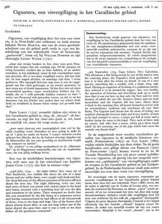 Eerste pagina van het artikel zoals het is gepubliceerd in het tijdschrift