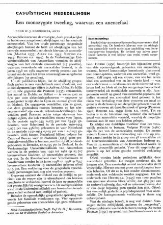 Eerste pagina van het artikel zoals het is gepubliceerd in het tijdschrift