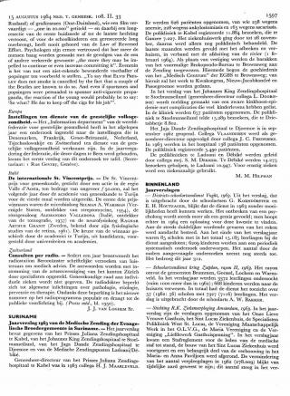 Eerste pagina van het artikel zoals het is gepubliceerd in het tijdschrift