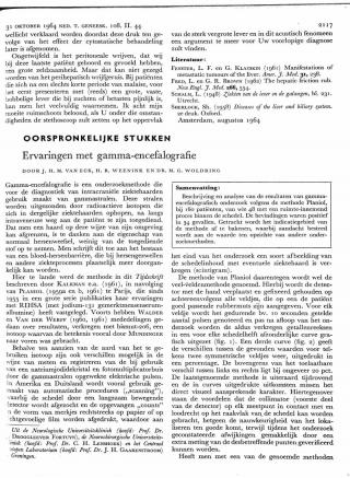 Eerste pagina van het artikel zoals het is gepubliceerd in het tijdschrift