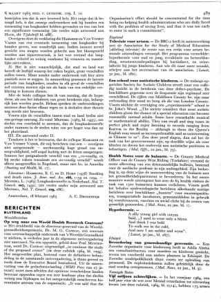 Eerste pagina van het artikel zoals het is gepubliceerd in het tijdschrift