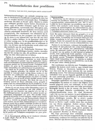 Eerste pagina van het artikel zoals het is gepubliceerd in het tijdschrift