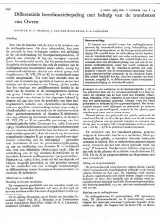 Eerste pagina van het artikel zoals het is gepubliceerd in het tijdschrift