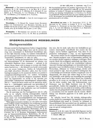 Eerste pagina van het artikel zoals het is gepubliceerd in het tijdschrift