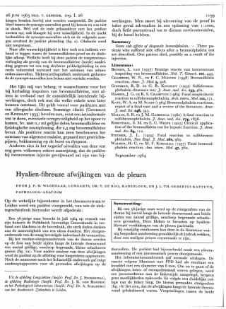 Eerste pagina van het artikel zoals het is gepubliceerd in het tijdschrift