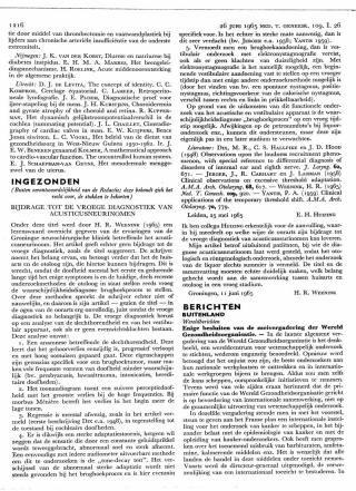 Eerste pagina van het artikel zoals het is gepubliceerd in het tijdschrift