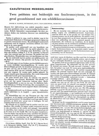 Eerste pagina van het artikel zoals het is gepubliceerd in het tijdschrift