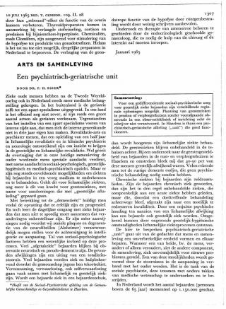 Eerste pagina van het artikel zoals het is gepubliceerd in het tijdschrift