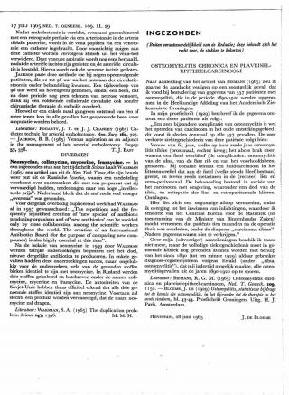 Eerste pagina van het artikel zoals het is gepubliceerd in het tijdschrift