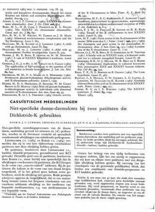 Eerste pagina van het artikel zoals het is gepubliceerd in het tijdschrift