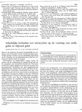 Eerste pagina van het artikel zoals het is gepubliceerd in het tijdschrift